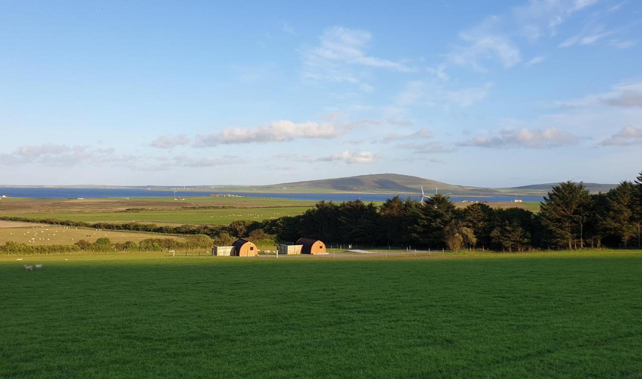 Lilly'S Lodges Orkney Hedgehog Lodge Finstown Esterno foto